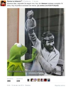 Cumplaños Jim Henson PLAGIO